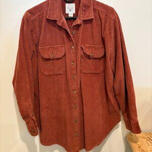 Billabong Rust Corduroy Button-Down Shirt